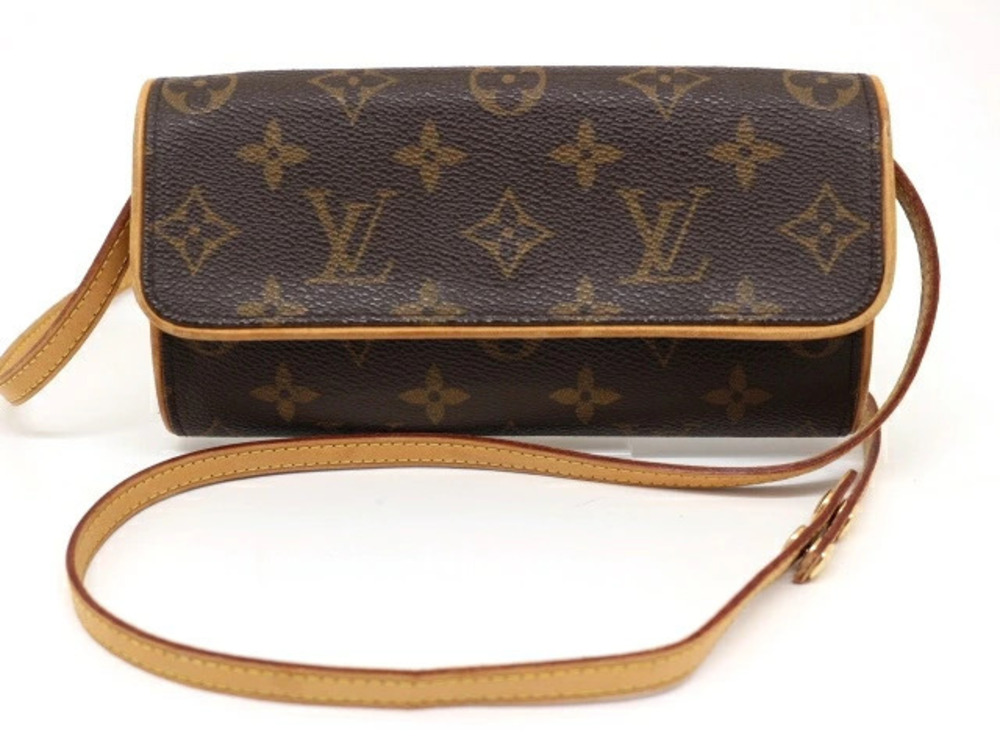 LOUIS VUITTON Bag Pochette Twin Shoulder Waist Monogram